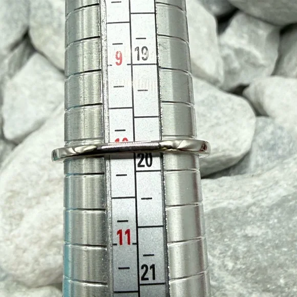 Peacock Quartz Emerald Cut Ring 1.4CTW Platinum Over 925 Sz 10 - Picture 12 of 17